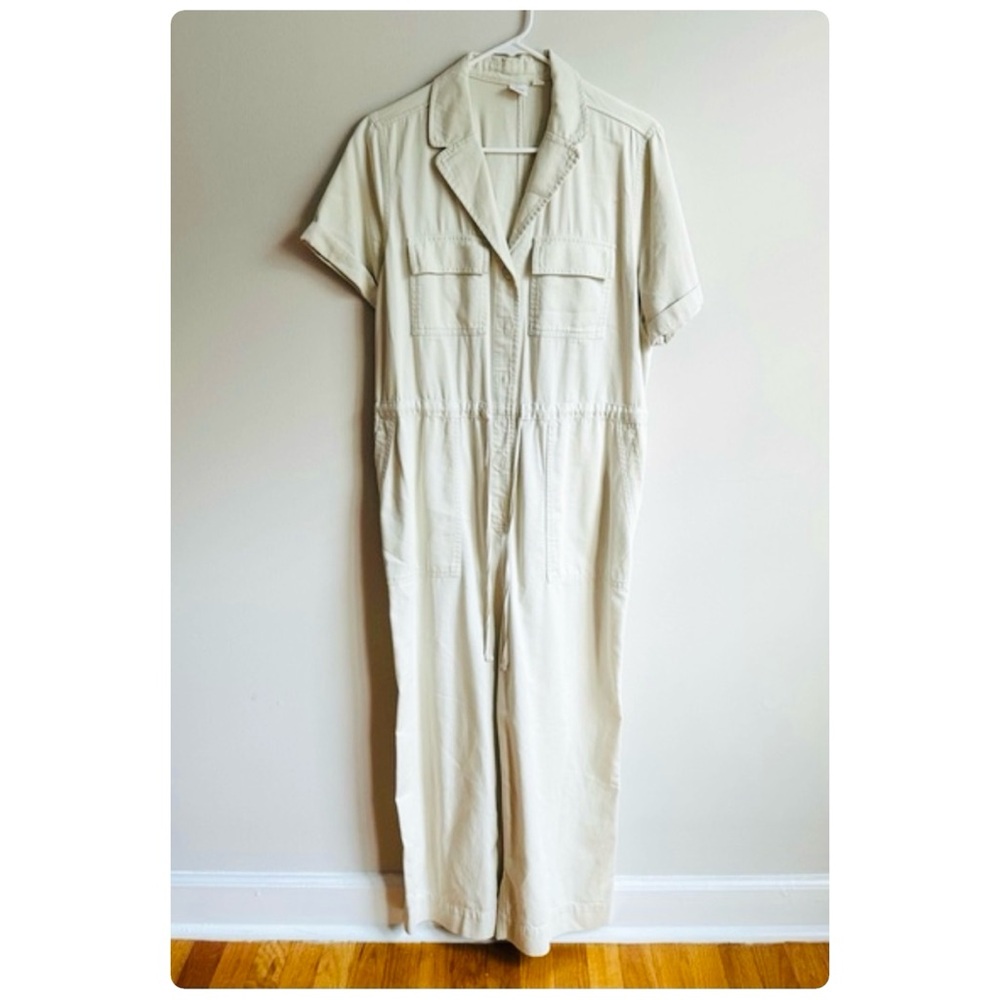★ Gap Utility Jumpsuit - Color Off white/ Grey Stone ★ - Picture 8 of 17